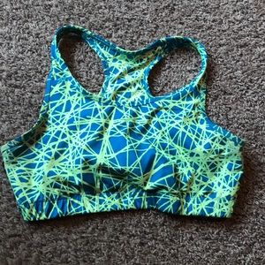 neon sports bra